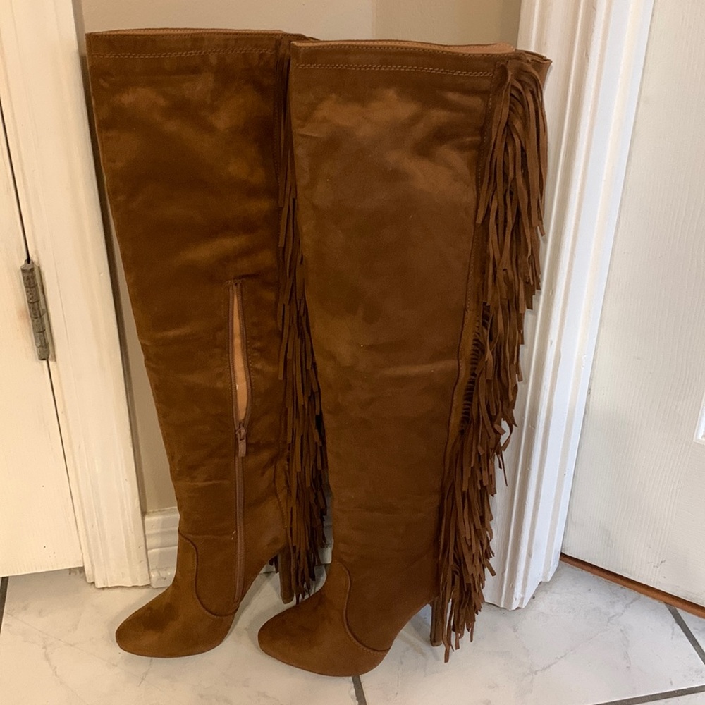 International concepts, knee high boots
